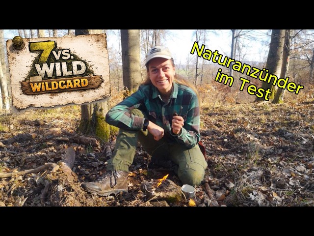 Feuer machen mit natürlichem Feueranzünder #7vswildcard Bewerbung